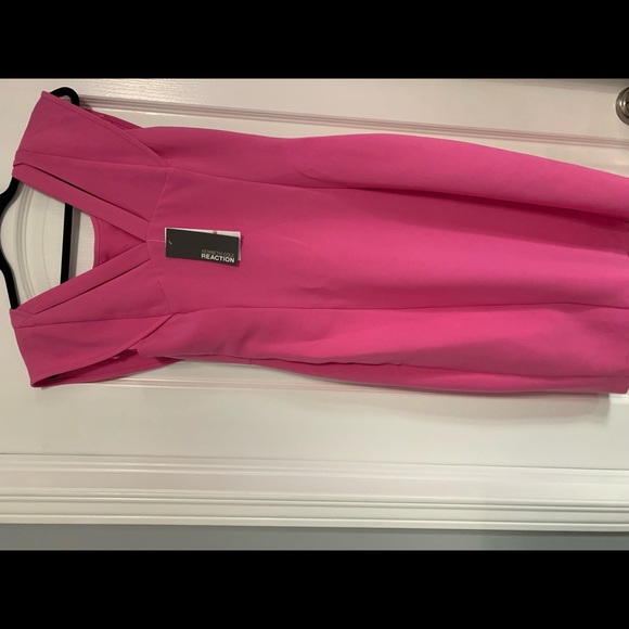 New with tags Kenneth Cole reaction dress- Fuschia, size 10. - Picture 3 of 4